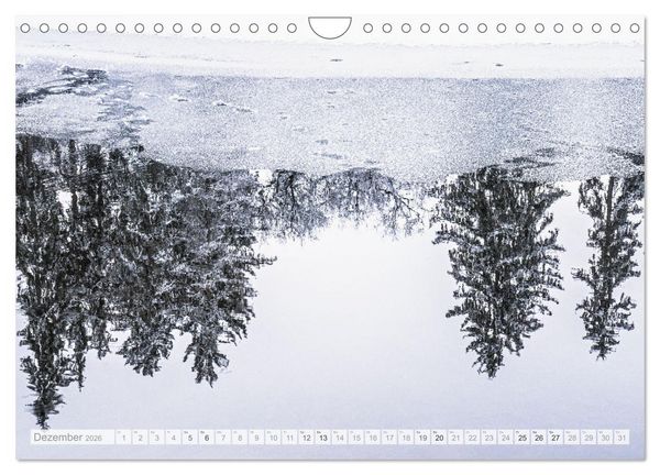 Produktbild: Magie gespiegelter Welten (Wandkalender 2026 DIN A4 quer), CALVENDO Monatskalender
