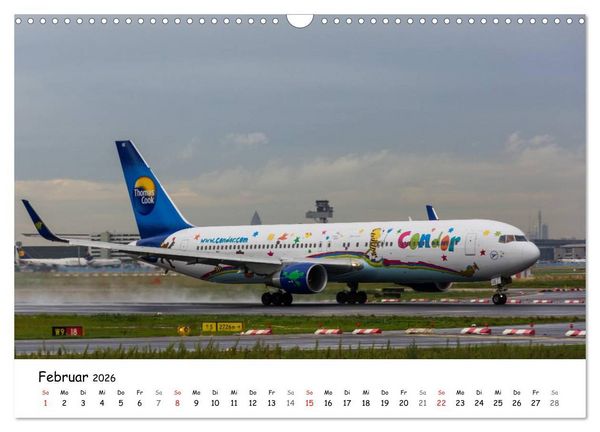 Produktbild: Airliners in Frankfurt (Wandkalender 2026 DIN A3 quer), CALVENDO Monatskalender