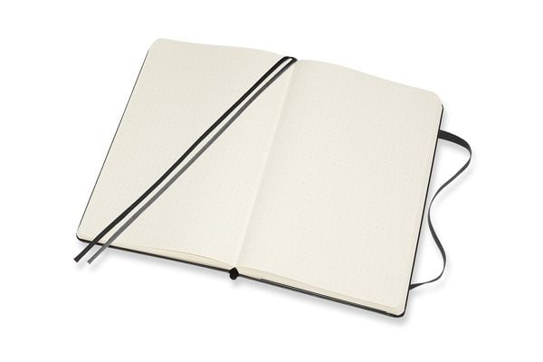 Produktbild: Moleskine Notizbuch Large/A5, Punktraster, Erweiterte Seitenanzahl, Schwarz