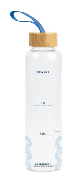 Produktbild: Glas-Trinkflasche Meer