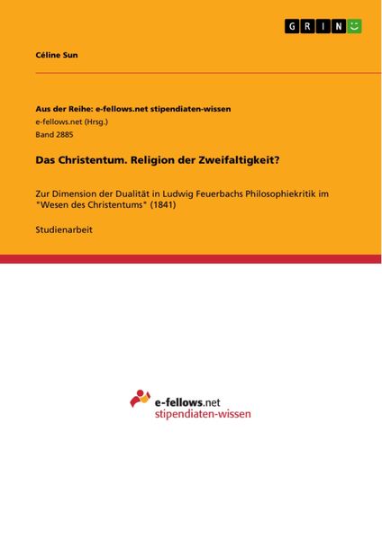 Produktbild: Das Christentum. Religion der Zweifaltigkeit?