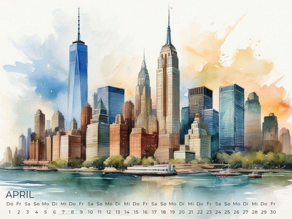Produktbild: New York Artwork Edition Kalender 2027