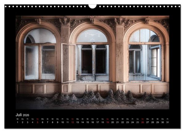 Produktbild: Lost Places - vergessene orte vergessener glanz (Wandkalender 2026 DIN A3 quer), CALVENDO Monatskalender