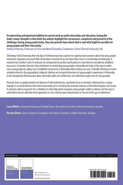 Produktbild: Rethinking Youth Citizenship After the Age of Entitlement