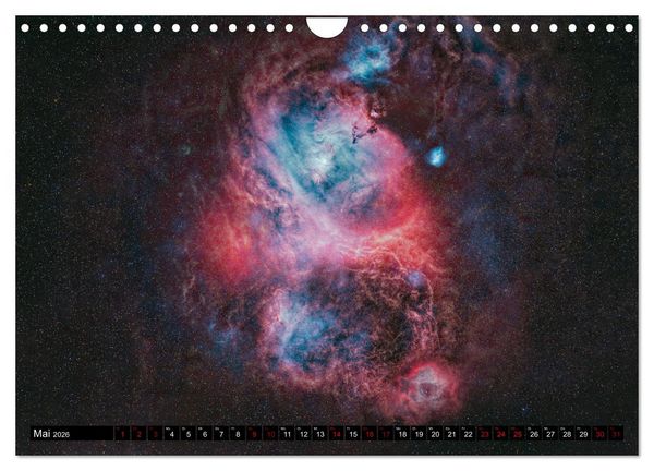 Produktbild: Deepsky XVIII (Wandkalender 2026 DIN A4 quer), CALVENDO Monatskalender