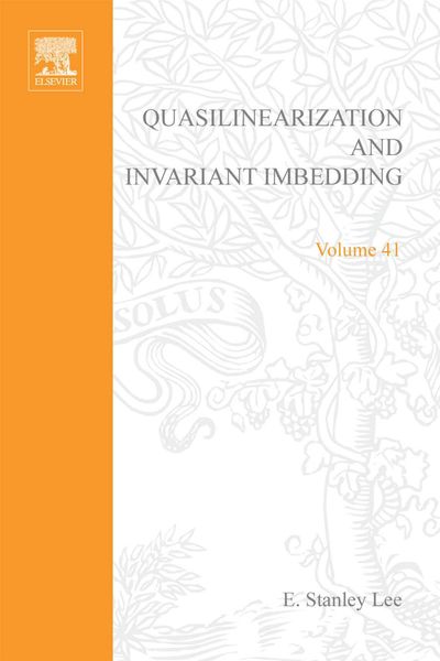 Produktbild: Quasilinearization and invariant imbedding, with applications to chemical engineering and adaptive control