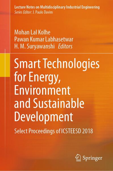 Produktbild: Smart Technologies for Energy, Environment and Sustainable Development