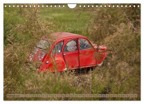 Produktbild: Citro&euml;n 2CV - Ente rot (Wandkalender 2025 DIN A4 quer), CALVENDO Monatskalender