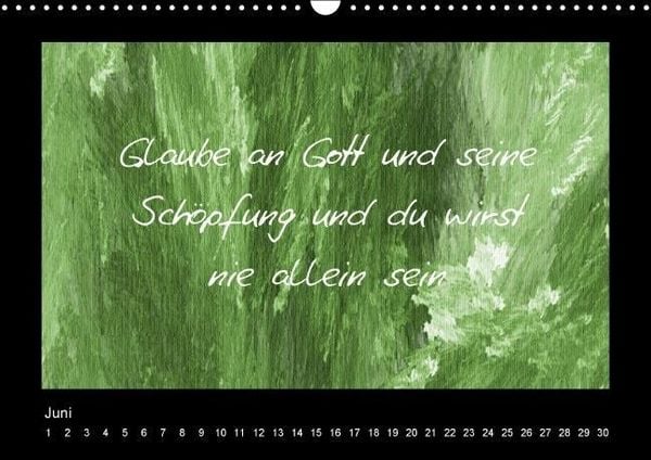 Produktbild: Monatsspr&uuml;che (Wandkalender immerw&auml;hrend DIN A3 quer)