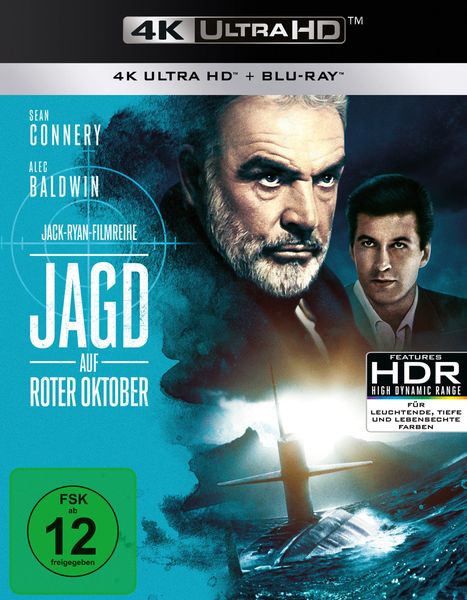 Produktbild: Jagd auf Roter Oktober (4K Ultra HD) (+ Blu-ray 2D)