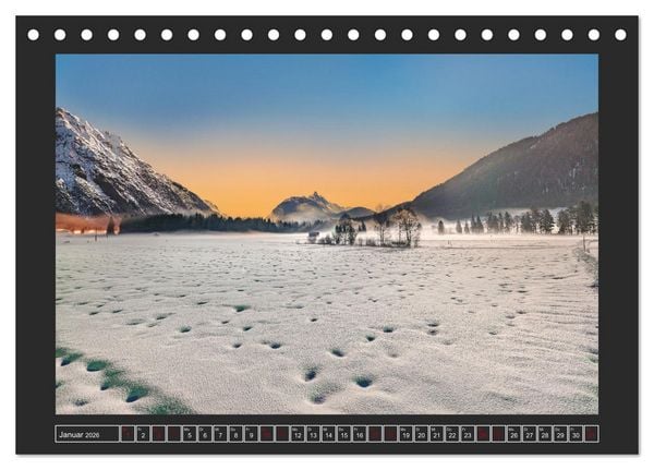 Produktbild: Leutasch tut gut (Tischkalender 2026 DIN A5 quer), CALVENDO Monatskalender