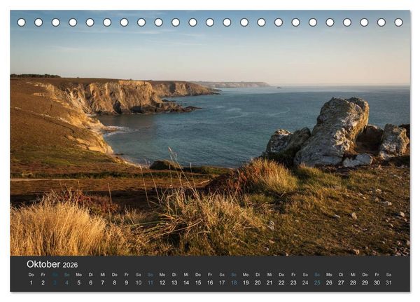Produktbild: Bretagne - Land am Meer (Tischkalender 2026 DIN A5 quer), CALVENDO Monatskalender