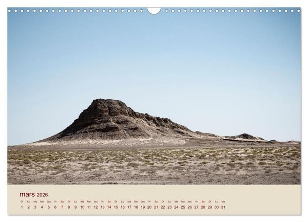 Produktbild: Entre pierres et sable (Calendrier mural 2026 DIN A3 vertical), CALVENDO calendrier mensuel