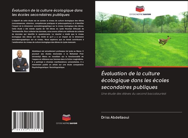 Produktbild: &Eacute;valuation de la culture &eacute;cologique dans les &eacute;coles secondaires publiques