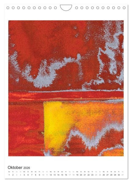 Produktbild: Ein leuchtendes Jahr: Abstrakte Kunst von Inga Pint (Wandkalender 2026 DIN A4 hoch), CALVENDO Monatskalender