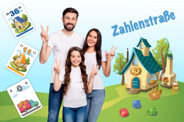 Produktbild: Zahlenstra&szlig;e - Lernspiel Addition und Subtraktion bis 50 (Kinderspiel)