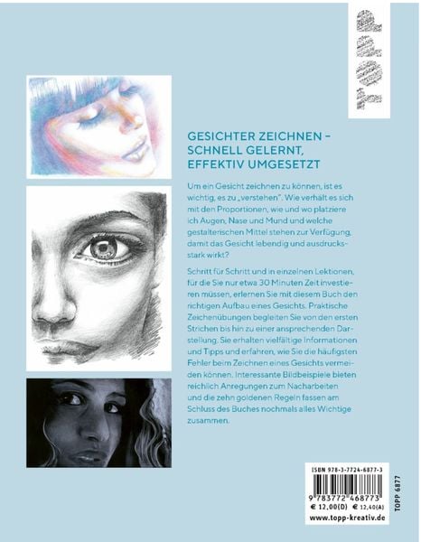 Produktbild: Schnelles Wissen in 30 Minuten - Gesichter Zeichnen