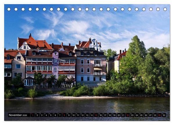 Produktbild: Romantisches Regensburg (Tischkalender 2026 DIN A5 quer), CALVENDO Monatskalender