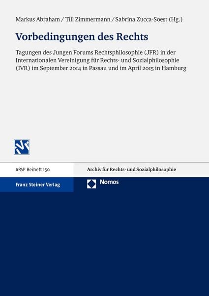 Produktbild: Vorbedingungen des Rechts