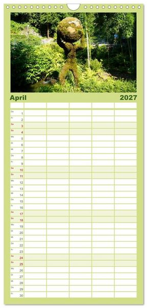 Produktbild: Familienplaner 2027 - Spaziergang in Meran mit 5 Spalten (Wandkalender, 21 x 45 cm) CALVENDO