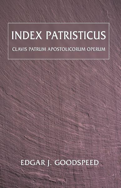 Produktbild: Index Patristicus