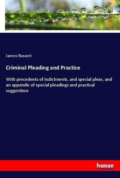 Produktbild: Criminal Pleading and Practice