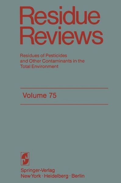 Produktbild: Residue Reviews