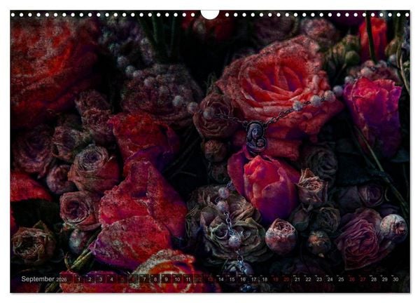 Produktbild: Gothic Rose - Rosen aus dem Garten der Finsternis (Wandkalender 2026 DIN A3 quer), CALVENDO Monatskalender