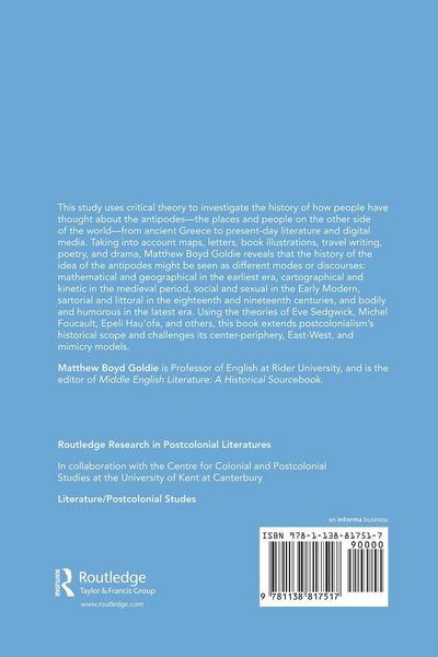 Produktbild: The Idea of the Antipodes