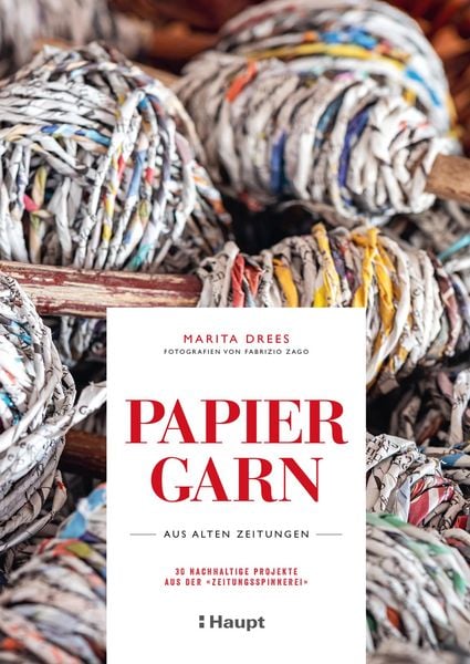 Produktbild: Papiergarn aus alten Zeitungen