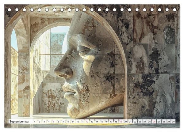 Produktbild: Anima Architectura, der Geist der Steine (Tischkalender 2027 DIN A5 quer), CALVENDO Monatskalender