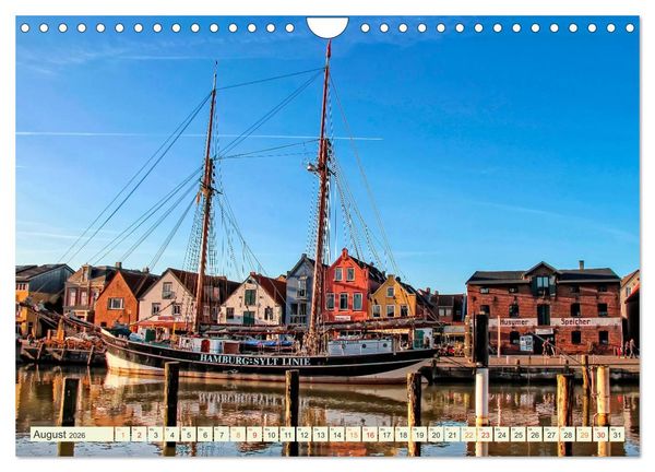 Produktbild: Reise an die Nordsee - Husum (Wandkalender 2026 DIN A4 quer), CALVENDO Monatskalender