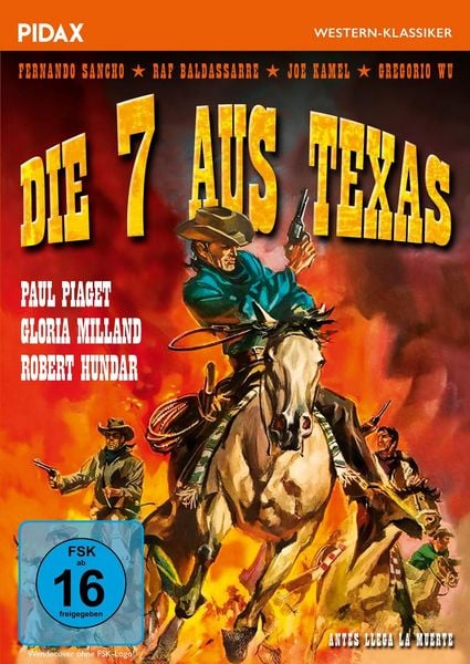 Produktbild: Die 7 aus Texas (Antes llega la muerte) / Aufw&auml;ndiger Italowestern mit Musik von Kultkomponist Riz Ortolani (&bdquo;Old Shatterhand&ldquo;) (Pidax Western-Klassiker)