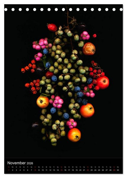 Produktbild: Blumen bei Nacht (Tischkalender 2026 DIN A5 hoch), CALVENDO Monatskalender