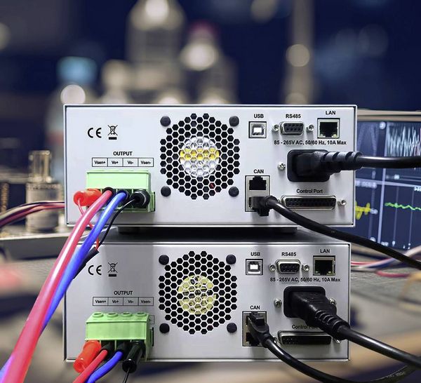 Produktbild: VOLTCRAFT VSPP-3060 Labornetzger&auml;t f&uuml;r Rackeinbau, einstellbar 0 - 600 V/DC 0 - 10A 3000W USB, LAN programmierbar, fernsteuerbar