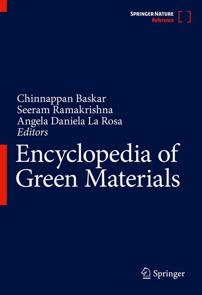 Produktbild: Encyclopedia of Green Materials