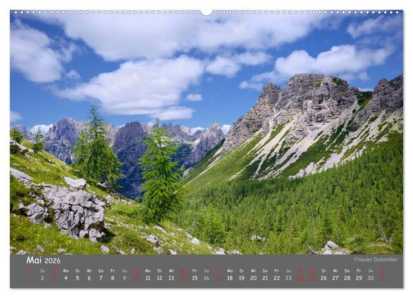 Produktbild: Traumhafte Bergwelt Kalender (hochwertiger Premium Wandkalender 2026 DIN A2 quer), Kunstdruck in Hochglanz