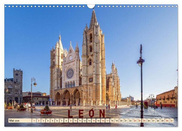 Produktbild: Nordspanien, Meer, endlose Str&auml;nde, Geschichte und Kultur by VogtArt (Wandkalender 2026 DIN A3 quer), CALVENDO Monatskalender