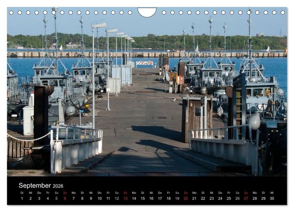 Produktbild: Marinest&uuml;tzpunkt Kiel (Wandkalender 2026 DIN A4 quer), CALVENDO Monatskalender