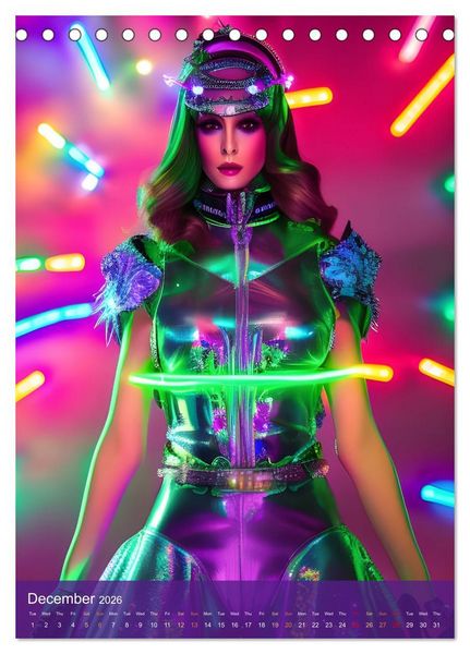 Produktbild: Prismatic Visions (Desk Calendar 2026 DIN A5 portrait), CALVENDO 12 Month DeskCalendar