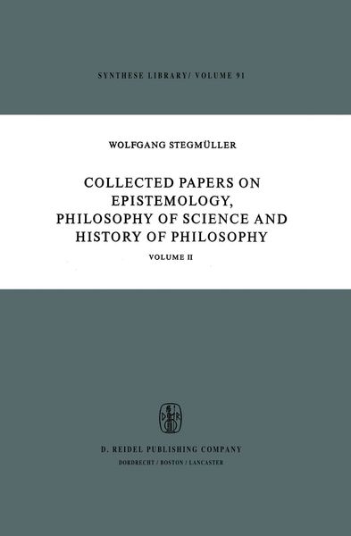 Produktbild: Collected Papers on Epistemology, Philosophy of Science and History of Philosophy