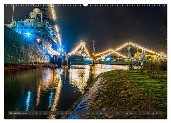 Produktbild: Wilhelmshaven - Bezaubernde Momente (hochwertiger Premium Wandkalender 2026 DIN A2 quer), Kunstdruck in Hochglanz
