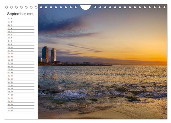 Produktbild: Metropole Barcelona (Wandkalender 2026 DIN A4 quer), CALVENDO Monatskalender