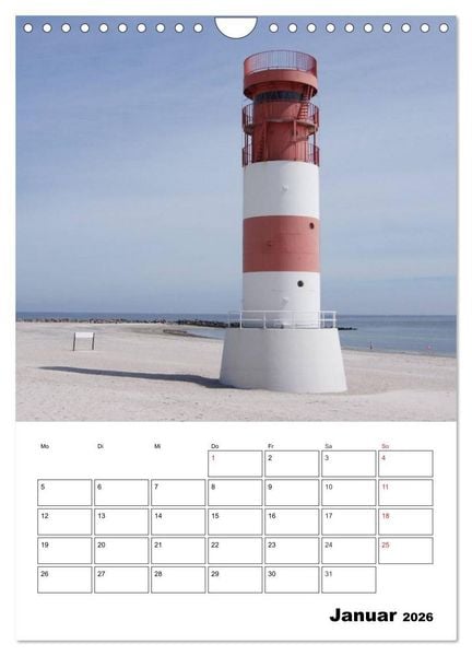 Produktbild: Einzigartige Insel Helgoland (Wandkalender 2026 DIN A4 hoch), CALVENDO Monatskalender
