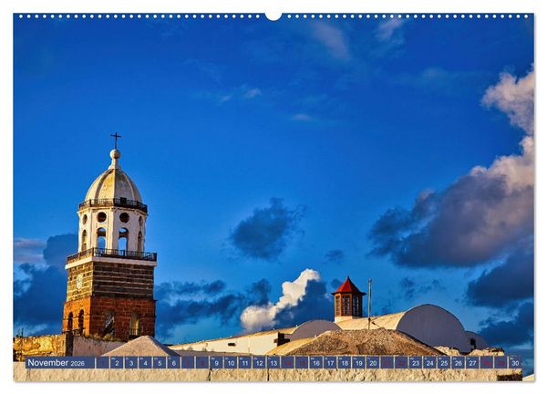 Produktbild: Idyllische Vulkaninsel Lanzarote (hochwertiger Premium Wandkalender 2026 DIN A2 quer), Kunstdruck in Hochglanz