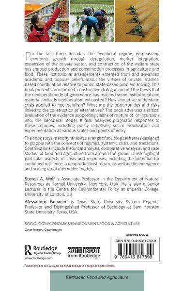 Produktbild: The Neoliberal Regime in the Agri-Food Sector