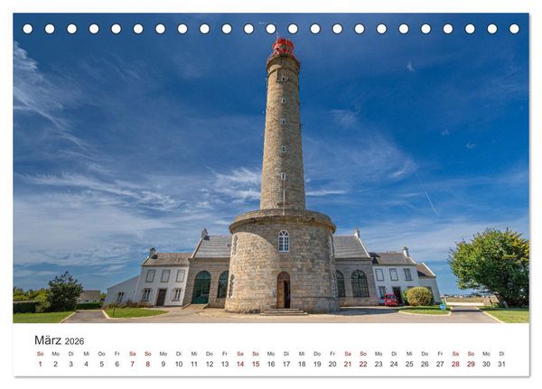 Produktbild: Die Bretagne - Traumpfade (Tischkalender 2026 DIN A5 quer), CALVENDO Monatskalender