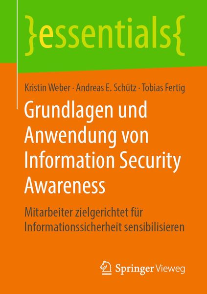 Produktbild: Grundlagen und Anwendung von Information Security Awareness