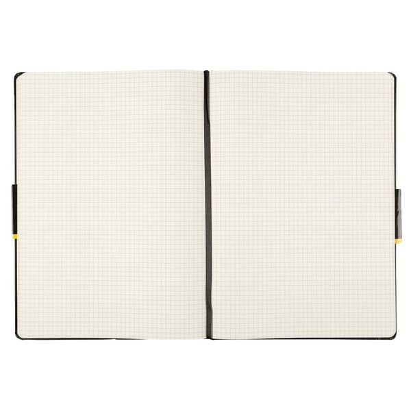 Produktbild: Idena Notizbuch 80g/m&sup2; kariert schwarz DIN A4 192 Seiten