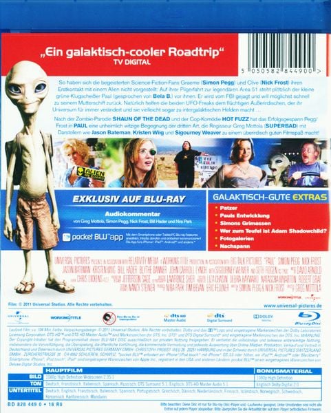 Produktbild: Paul - Ein Alien auf der Flucht